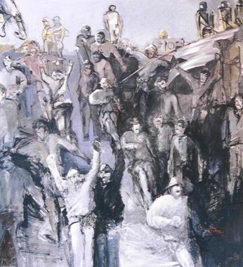 Multitud III. Ana Castagno. 2002.