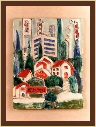 Paisaje de la telefonica cinco. Delfina D'Alessandro.