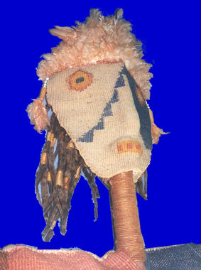 Hombre pajaro (detalle). Claudia Goldin.