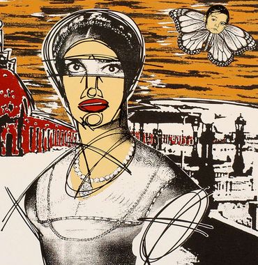 Todo se lo lleva el tiempo I (detalle). Liliana Grinberg.